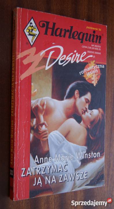 Harlequin Anne Marie Winston Zatrzymać ją na Rok wydania 1995 Parczew