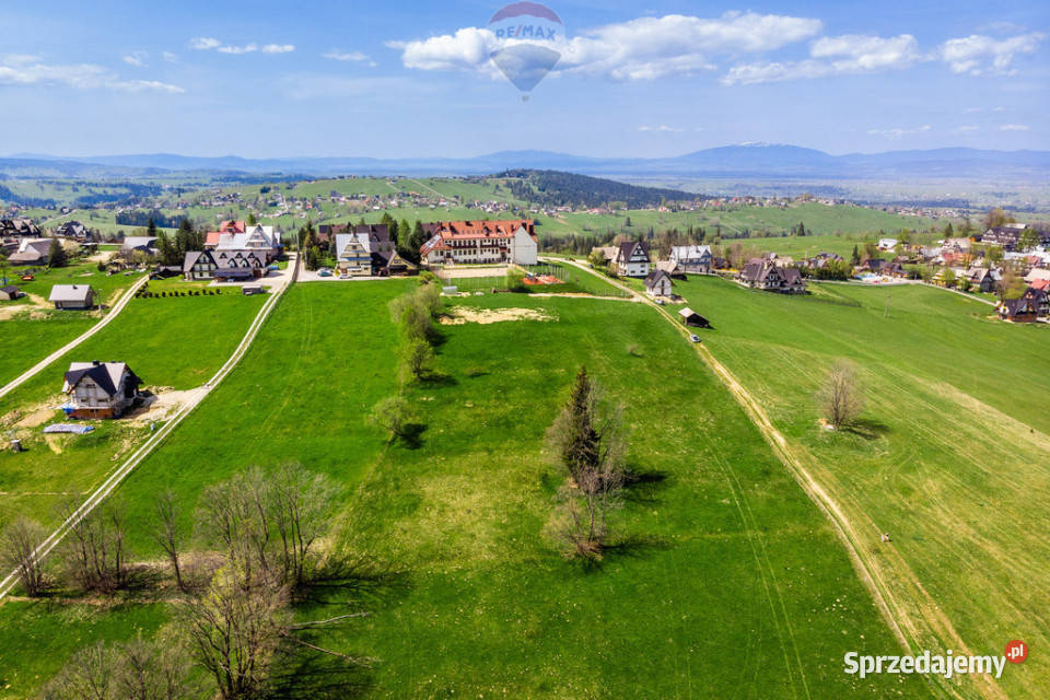 DZIAŁKA BUDOWLANA SIEROCKIE WIDOK NA TATRY małopolskie