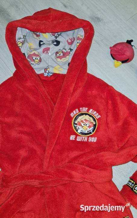 Szlafrok szlafroczek Angry Birds plus maskotki Bluzy łódzkie Łódź