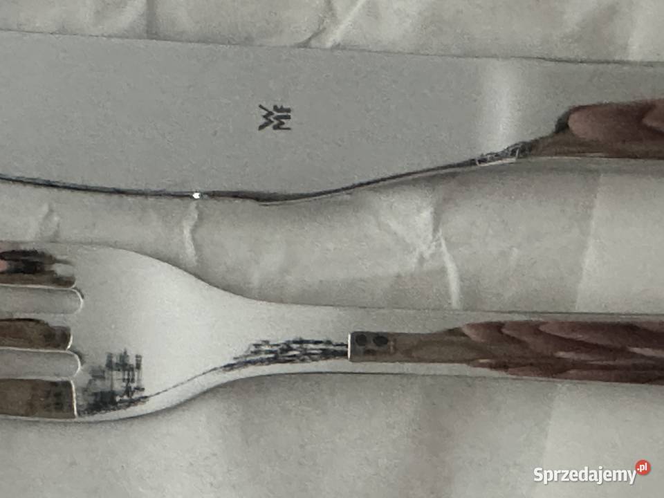 Zestaw sztućców WMF do steków 12 sztuk stal Sztućce Wyposażenie wnętrz Łódź sprzedam