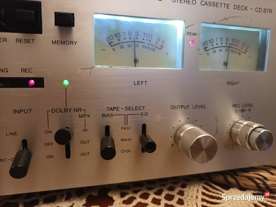 Magnetofon kasetowy Scott Cassete Deck CD87R Tychy