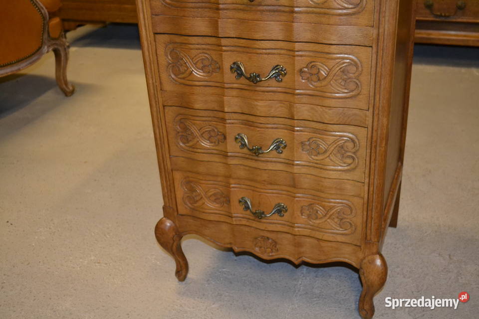 komoda szyfonierka ludwikowska dąb Będzin
