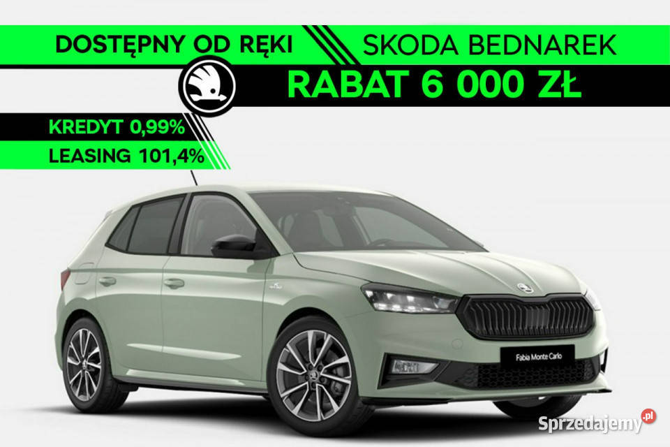 koda Fabia Monte Carlo 15 TSI 150 DSG Dostępny Łódź