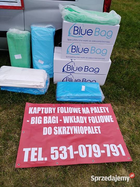 Worki na bele baloty do sianokiszonki kaptury Bydło mleczne lubelskie Ryki sprzedam