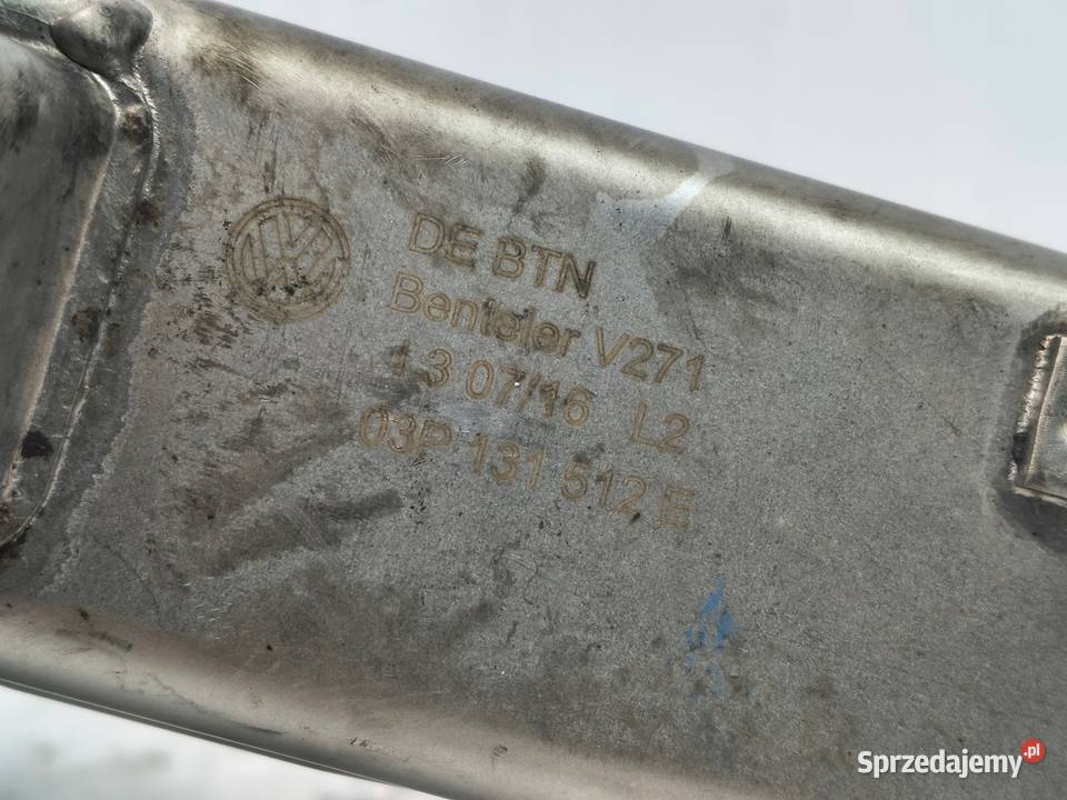 CHŁODNICA SPALIN VW Polo V 12 TDI egr 03P131512D Silniki i osprzęt Chełm