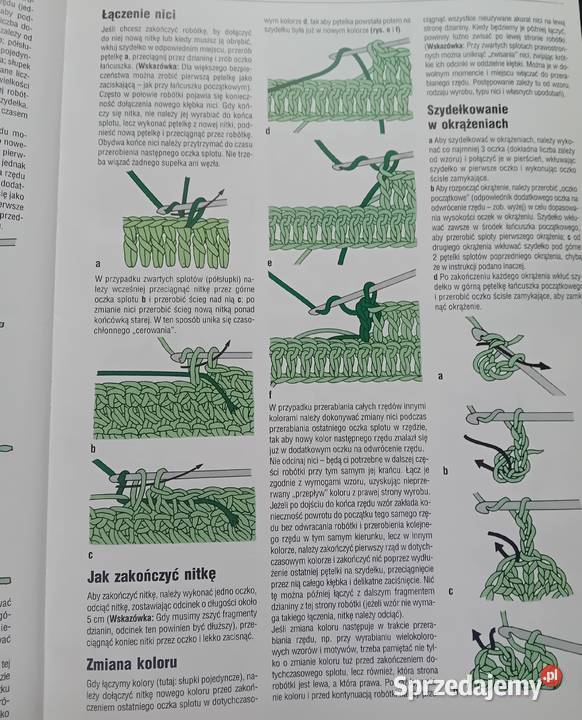 Szydełkowanie 275 splotów Wydawn RM 2004 r Koźminek