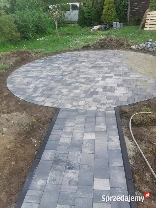 Układanie kostki brukowej Usługi koparką Orzesze