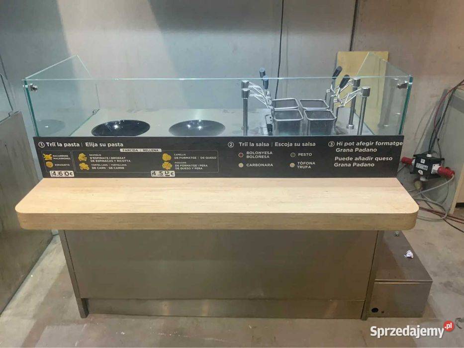 Profesjonalna wyspa live cooking SILKO pasta śląskie