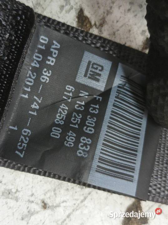 PAS BEZPIECZEŃSTWA LEWY PRAWY TYŁ KPL KANAPY