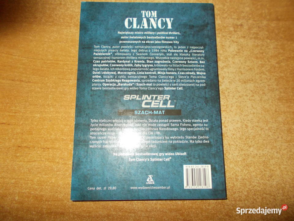 Tom Clancy SzachMat Rok wydania 2007 Głubczyce