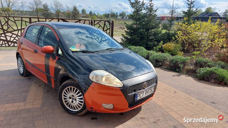 Fiat Grande Punto 2006 r benzyna Krzyż Wielkopolski