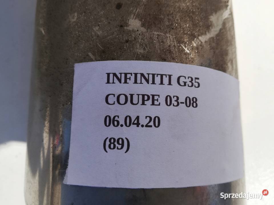 TŁUMIK KOŃCOWY INFINITI G35 COUPE Nowy Tomyśl
