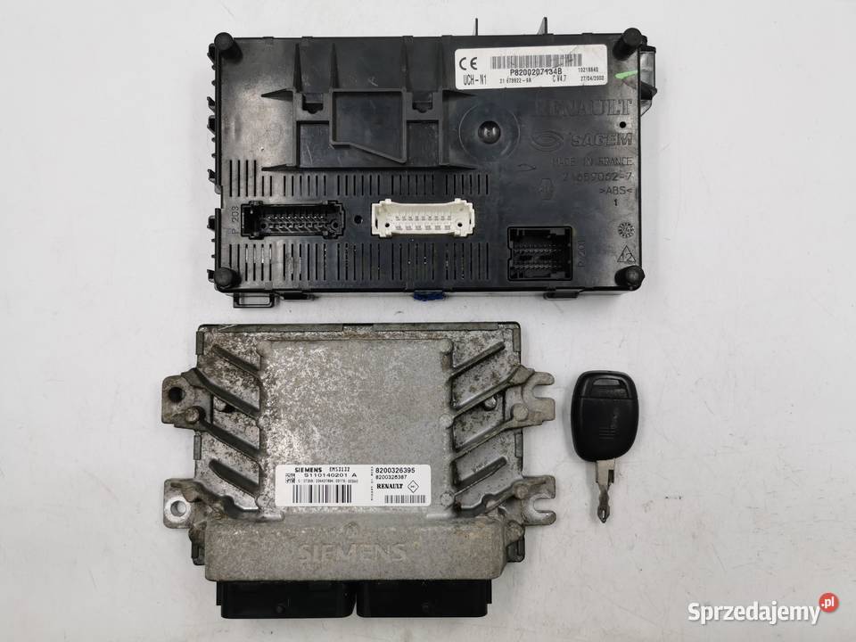 Sterownik Silnika Zestaw Renault Clio II 14 Wyszków
