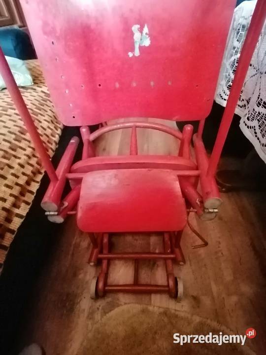 Krzesełko retro vintage z PRLU do karmienia Sosnowiec