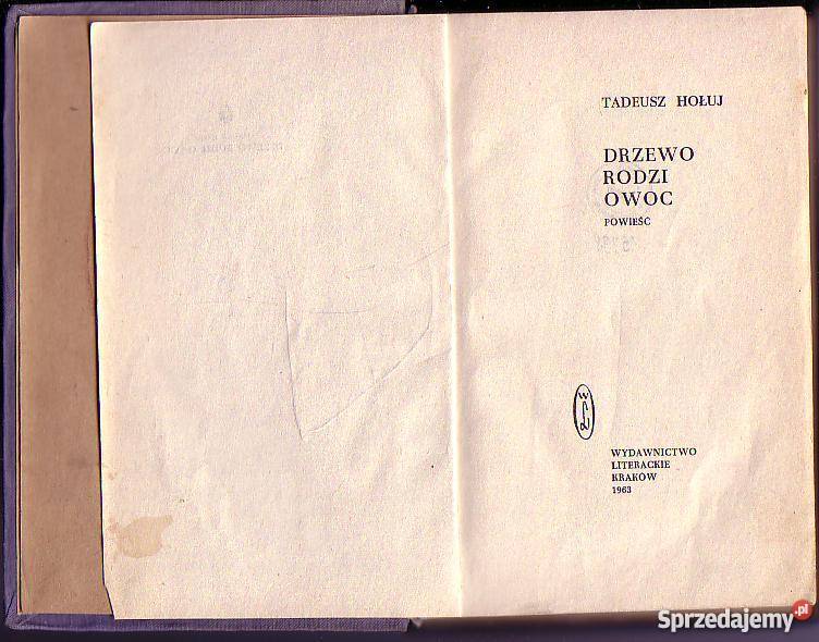 6124 DRZEWO RODZI OWOC TADEUSZ HOŁUJ Czyrna