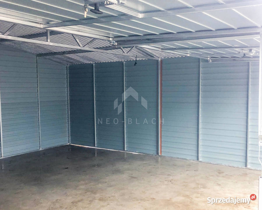 Garaż Blaszany 6x6m 2x Brama Uchylna Drzwi Wieliczka sprzedam