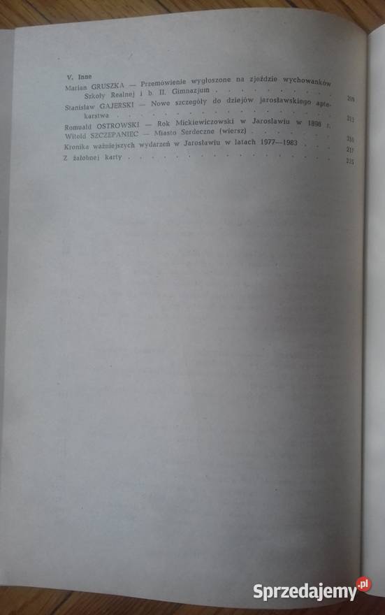 Rocznik SMJ tom X 19771983 historia, archeologia podkarpackie Przemyśl