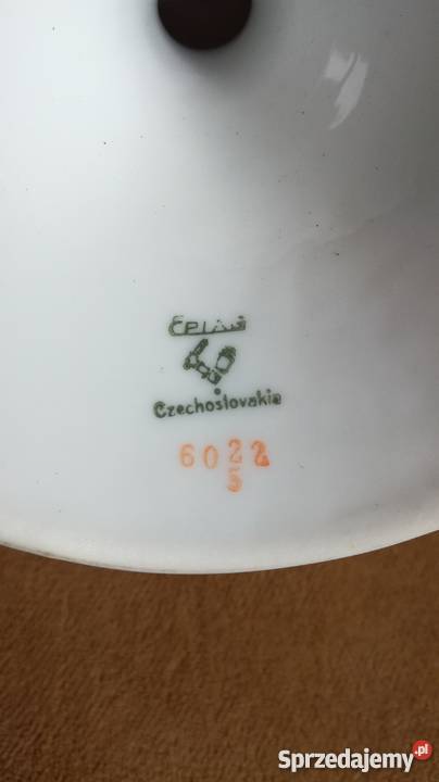 Stara porcelana sygnow patera Nysa