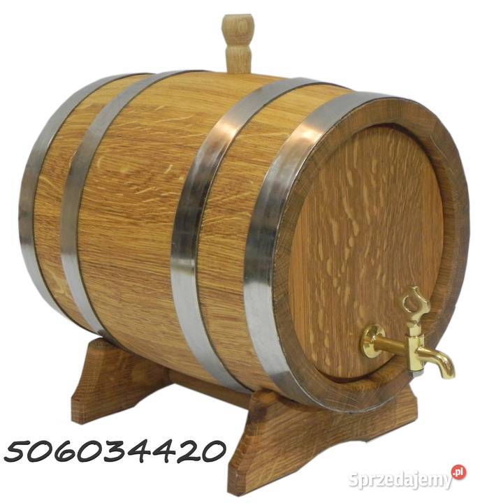 Dębowa Beczka 3L20L Na Nalewki Whisky Prezent Z Beczki i kamionki Szczecin