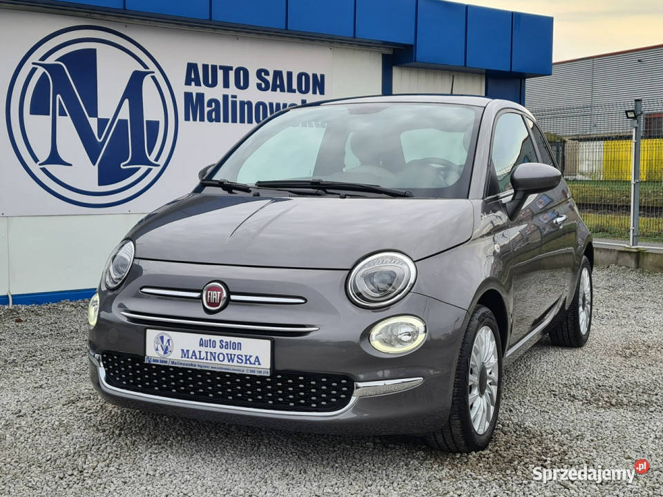 Fiat 500 33 SzklanyDach Klimatyzacja Led 33000km Wągrowiec