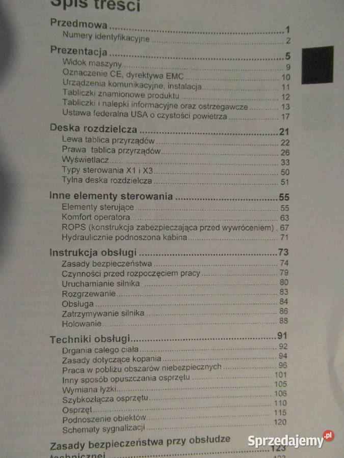 dtr instrukcja obsługi koparka volvo ew160C i Rok wydania 2008 zachodniopomorskie Szczecin