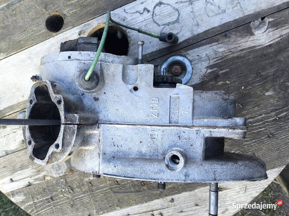 Silnik kartery wał skrzynia biegów wsk 125