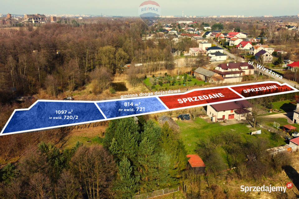 Na sprzedaż 2 działki o łącznej pow 1911 m Sprzedaż Częstochowa