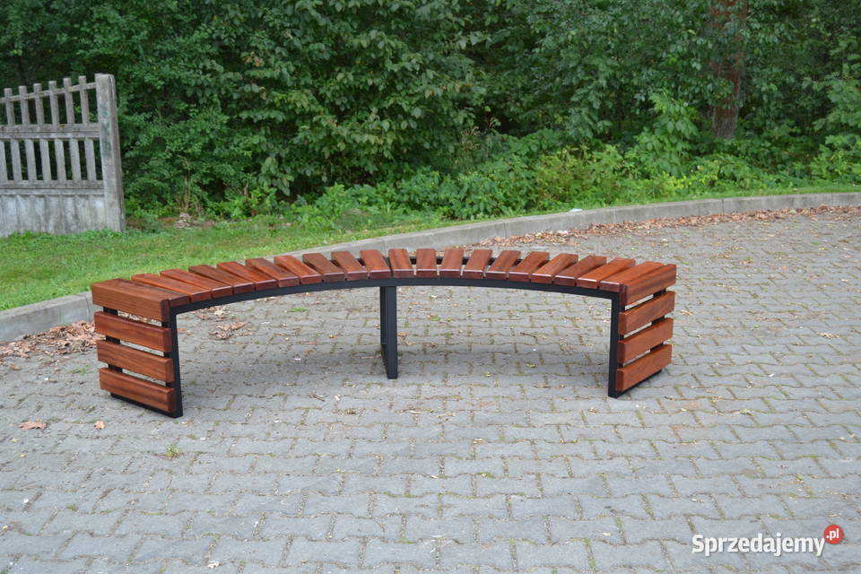 Ławka półokrągła ŁUK IV bez oparcia miejska Targowiska sprzedam