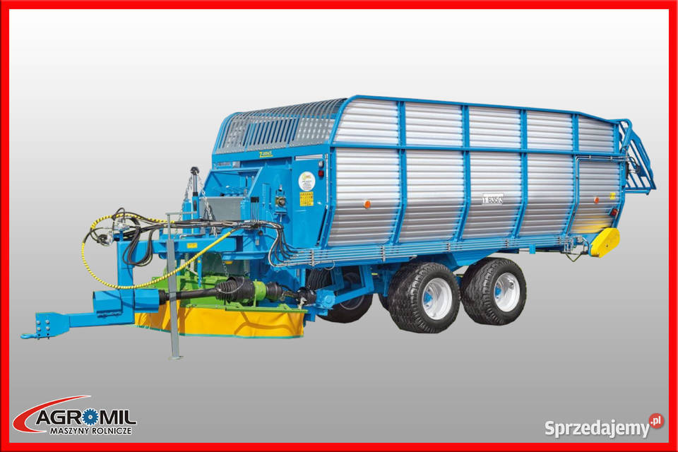 Przyczepa samozbierająca ścinacz zielonek Zamet Rogóźno