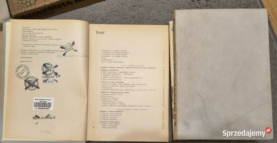 Zestaw 10 książek parazytologii fizjologii Sosnowiec