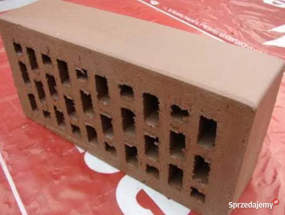 Cegła klinkier dziurawka brąz WIENERBERGER 1200 mazowieckie Mława
