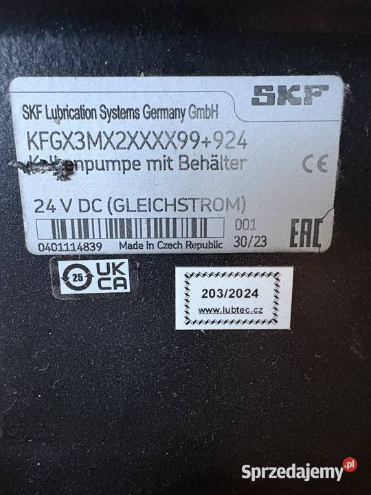 SKF KFGX3MX2XXXX99924 Pump