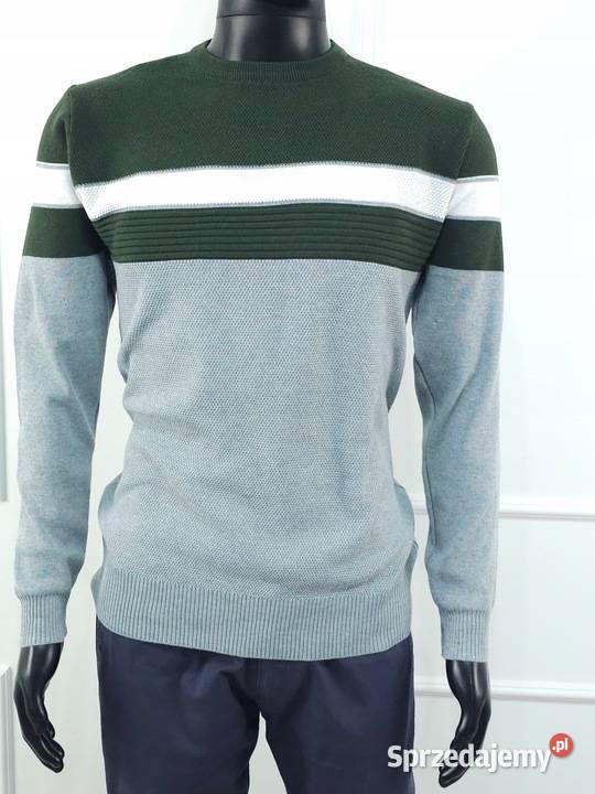 Sweter meski w paski M L XL XXL Poznań