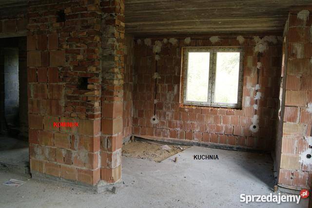 Dom stan surowy zamknięty 123 m2 cicha Liczba pokoi 6 Jodłówka-Wałki