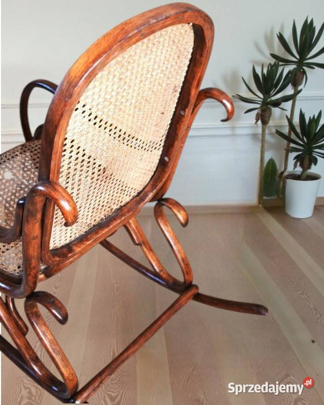 Wyprzedaż Fotel gięty bujak Thonet ok1900r mazowieckie Warszawa