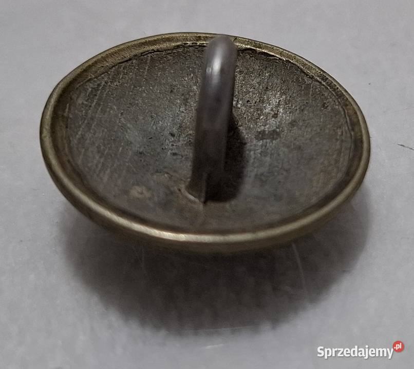 Guzik na stopce orzeł bez korony 22x12mm śląskie Czeladź