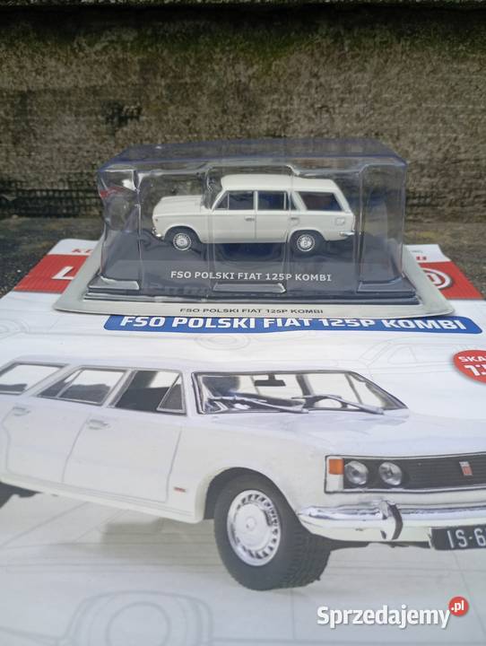 FIAT 125P KOMBI Legendy FSO deagostini 143 Model Warszawa