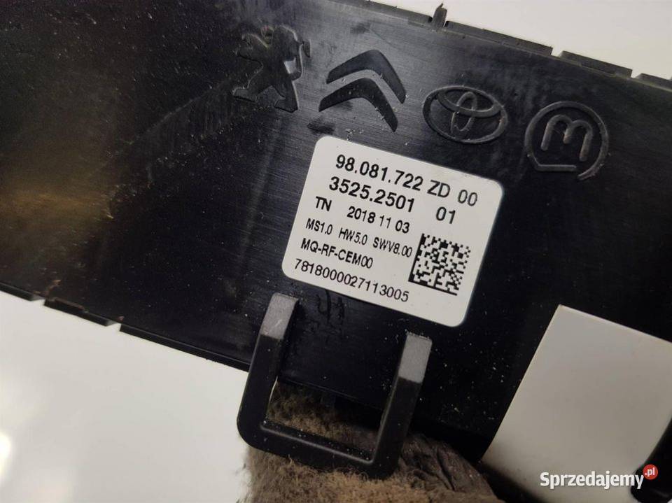 PANEL KLIMATYZACJI PEUGEOT PARTNER III