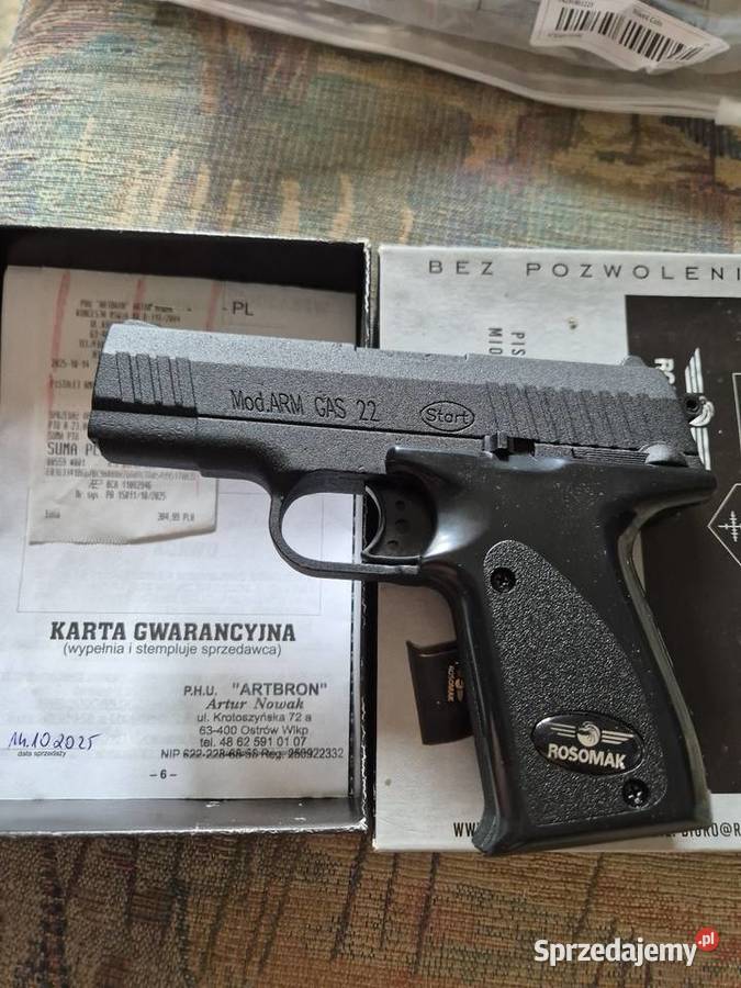 Pistolet gazowy pieprzowy Rosomak Sporty strzeleckie i myślistwo Częstochowa