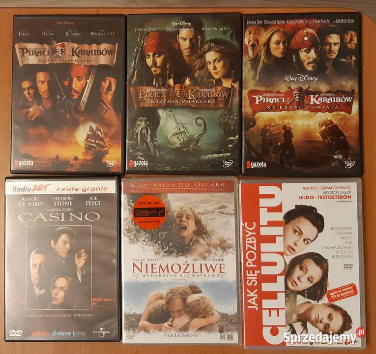 Kolekcja filmów DVD komedia akcja przygodowe mazowieckie