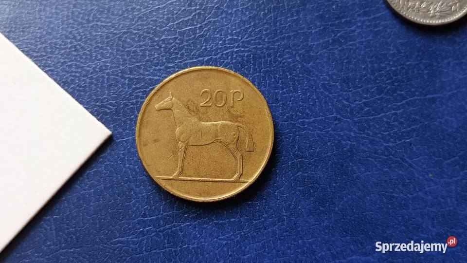 Stare monety 20 pensów 1986 Irlandia Lesko