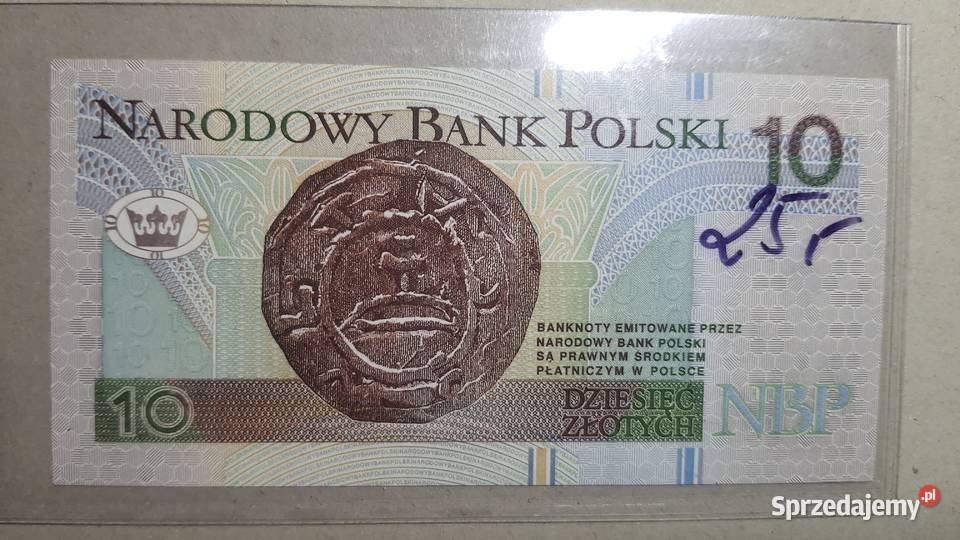 RZADKOŚĆ 10 Złotych 1994 s AA UNC Warszawa