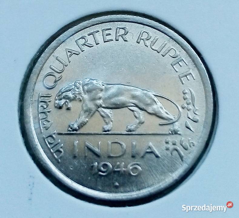 INDIE 14 RUPEE 1946 r GEORGE VI STAN INIKIEL sprzedam