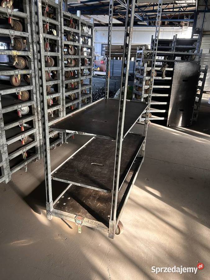 Półki do wózków duńskich kwikatowych CC regałów wielkopolskie Śmigiel
