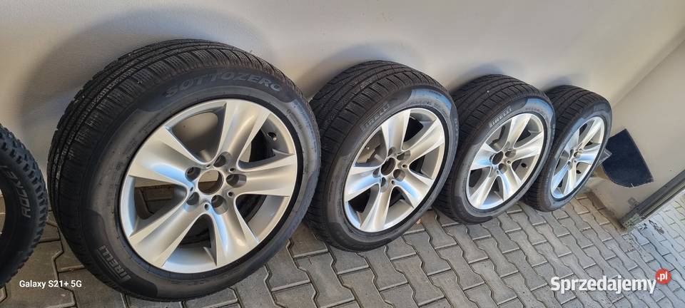 Ładne kołaalufelgi 17 BMW opony zimowe Pirelli Jelenia Góra sprzedam
