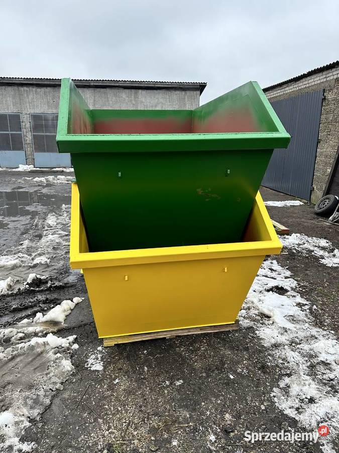 Kontener mulda 3 m3 pojemnik hakowiec z Niedrzew Pierwszy