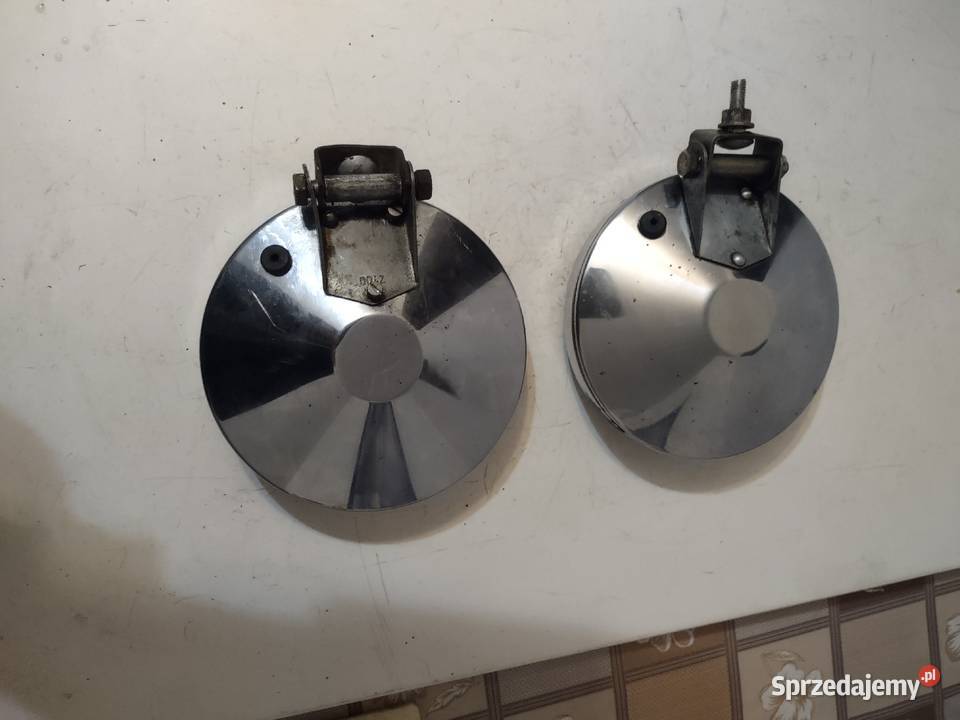 FIAT 125 P POLONEZ ITP HALOGENY CHROM ZELMOT Lampy przednie lubelskie Świdnik