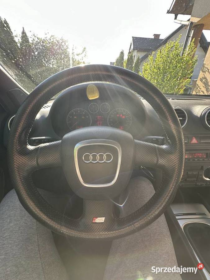 Audi A3 20 FSI oryginalny Sline 17 Skóra Czarny Radom