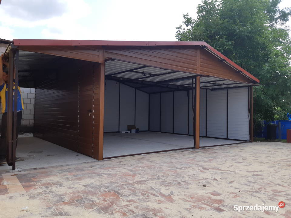 Garaż Blaszany DREWNOPODOBNY 9x6 Garaże Blaszane Tarnogród sprzedam