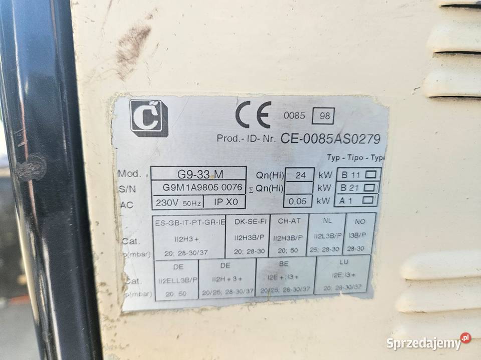 Gazowy piec do pizzy na 9 pizz 33 CUPPONE 24kW